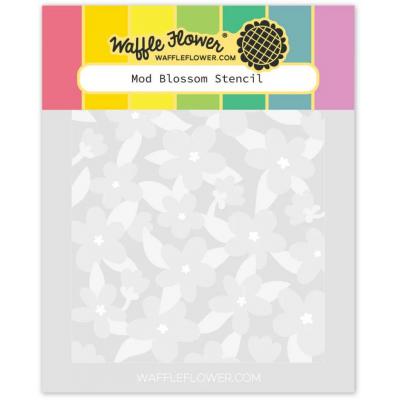 Waffle Flower Stencil - Mod Blossom